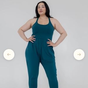 Imbodhi Women's Jumpsuit - Teal XL